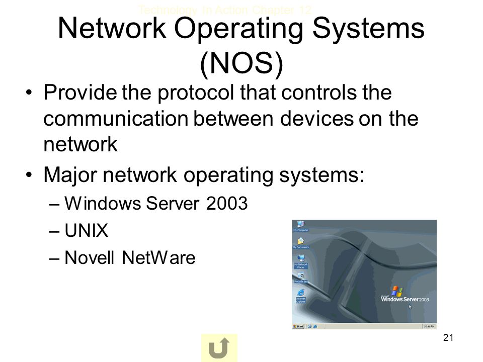 Network Operating Systems (NOS)