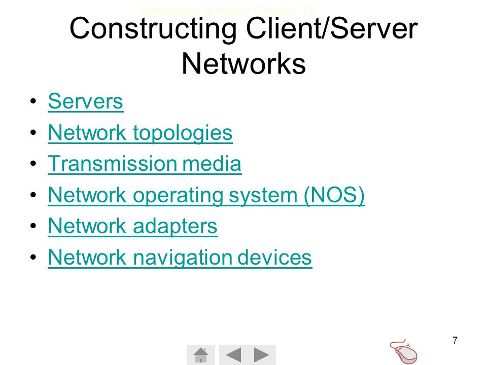 Constructing Client/Server Networks