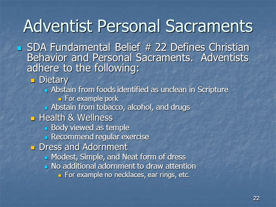 Differ christianity? adventist from seventh-day does how 