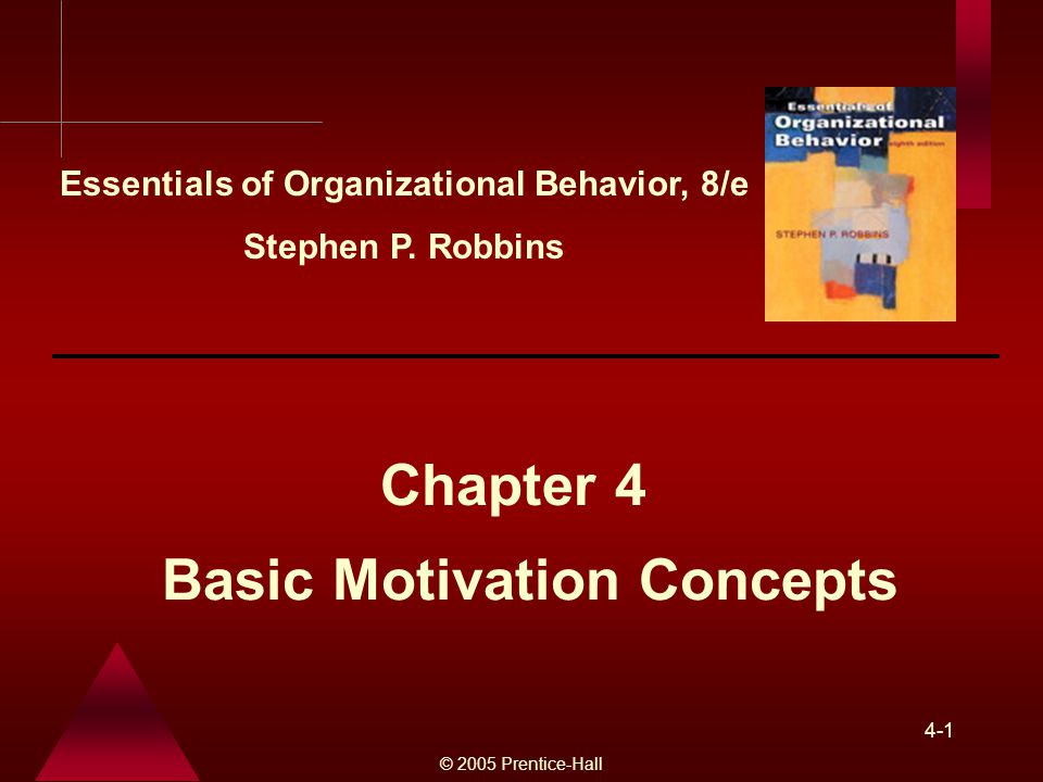 Basic Motivation Concepts