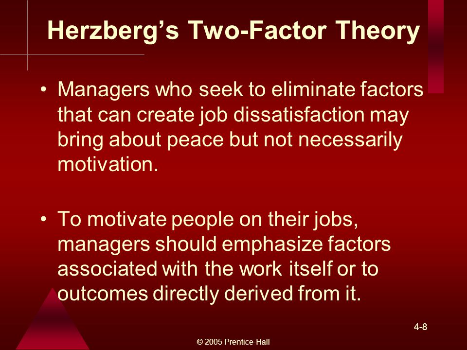 Herzberg’s Two-Factor Theory