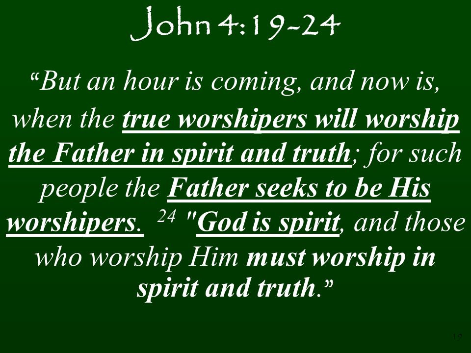 John 4:19-24