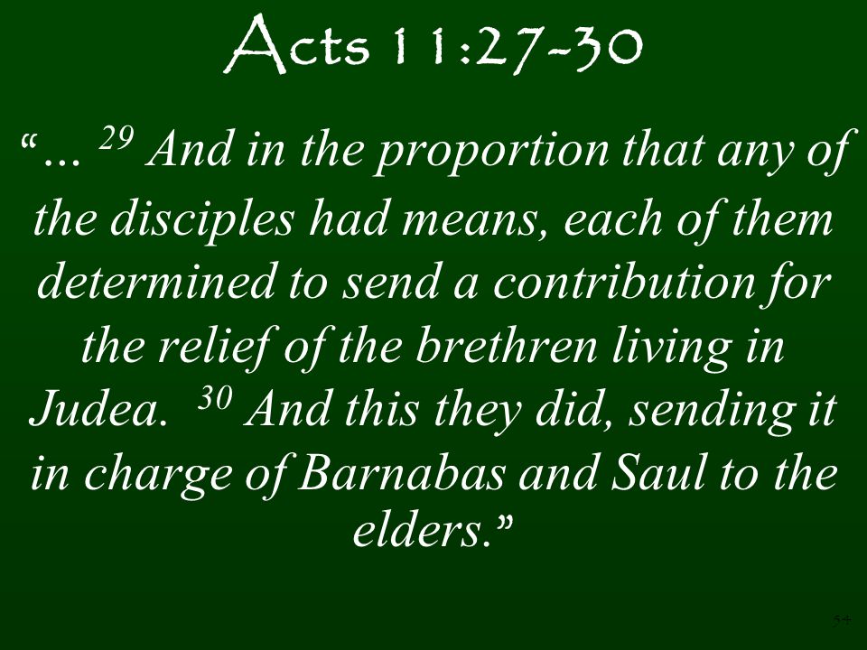 Acts 11:27-30