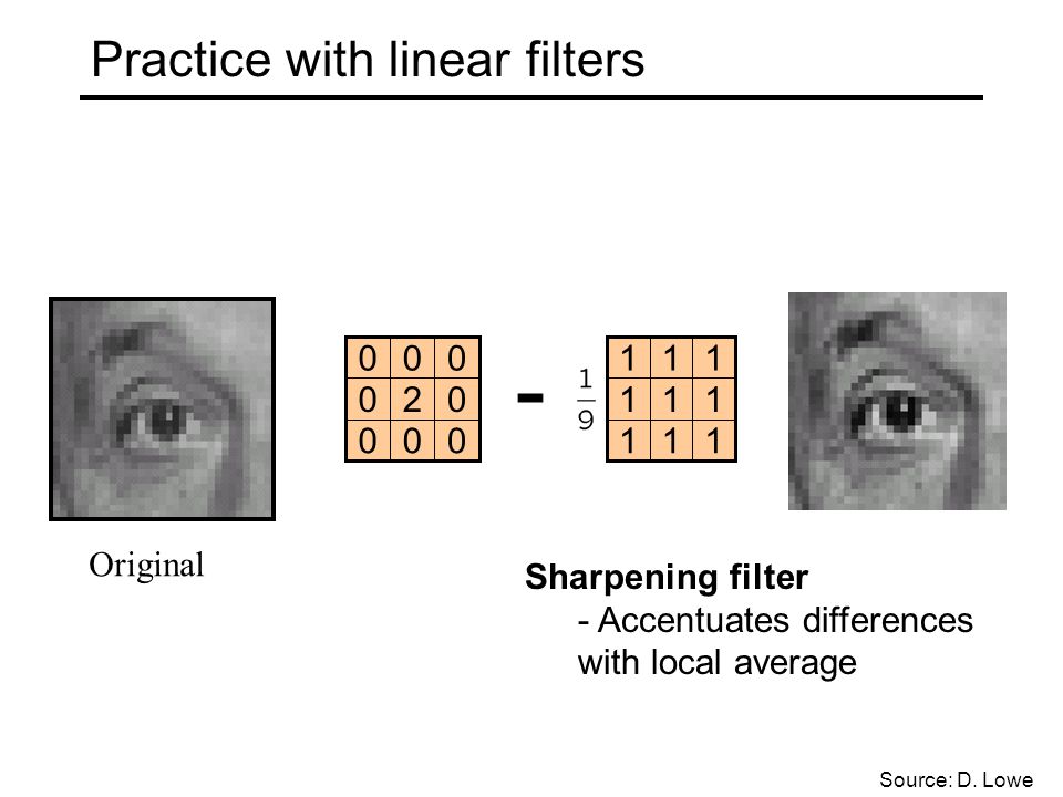Linear filtering. - ppt download