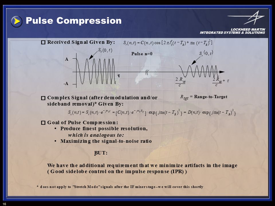 Introduction To Synthetic Aperture Radar Sar Ppt Download