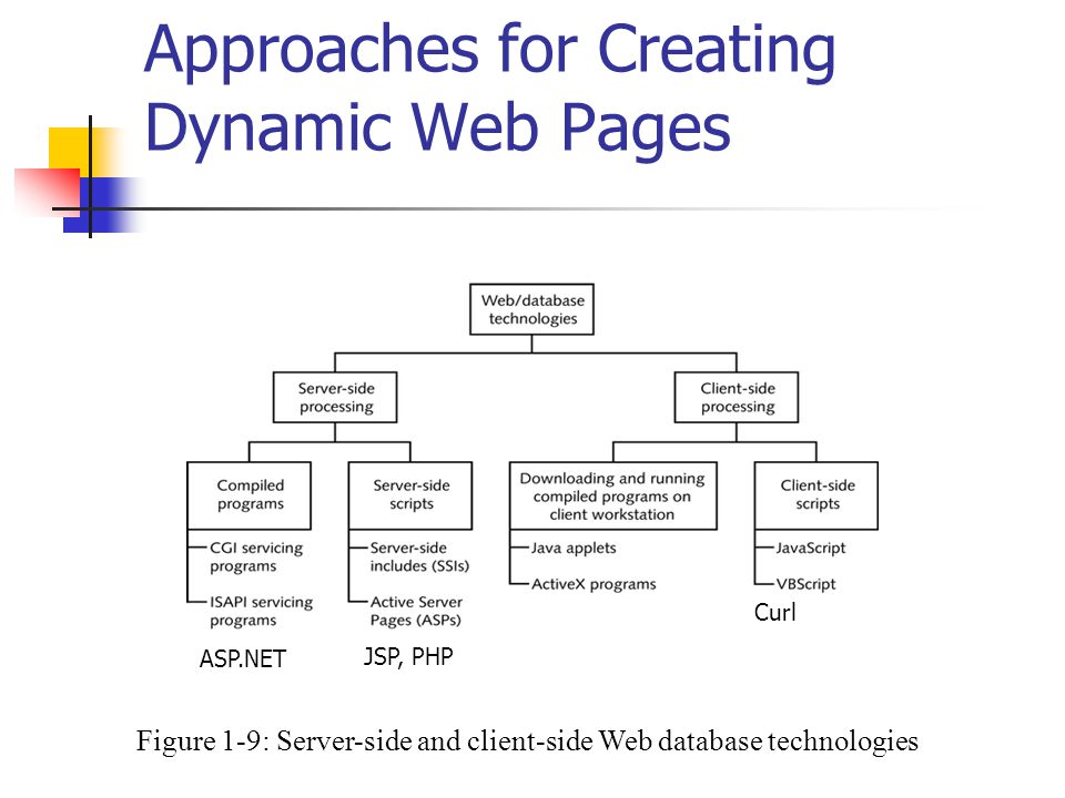 Approaches for Creating Dynamic Web Pages