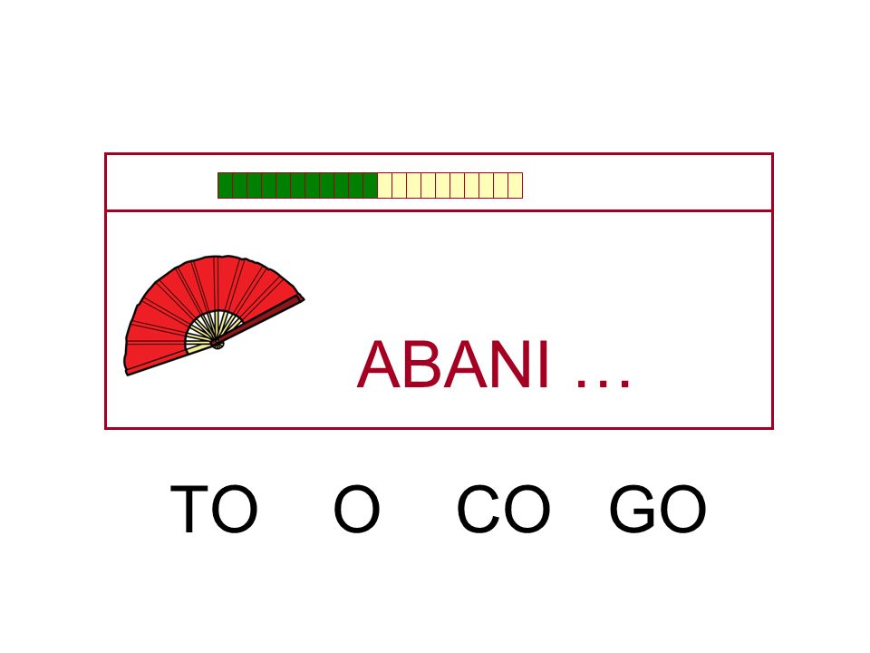 ABANI … TO O CO GO