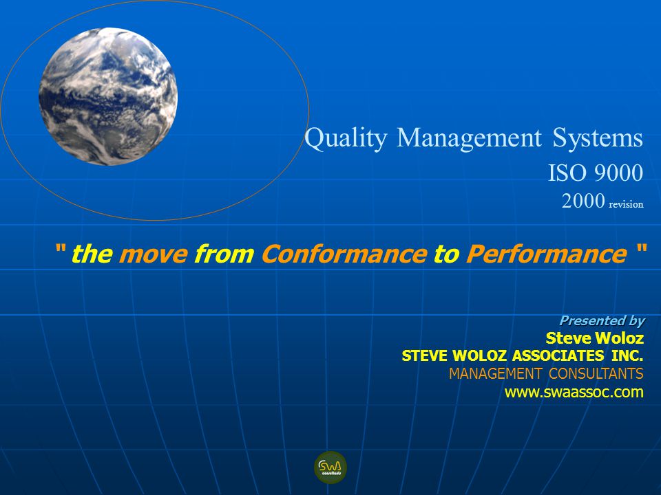 Quality Management Systems ISO 9000