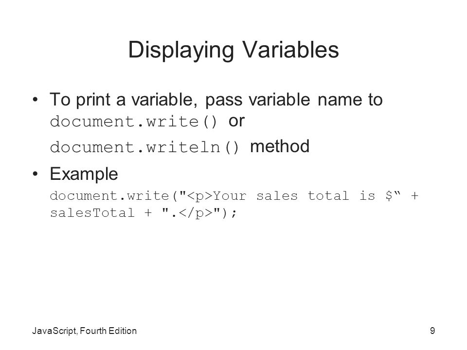 20 Print Variable Name Javascript