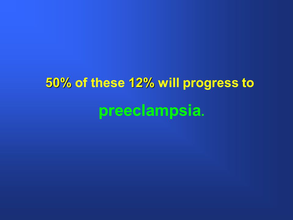 50% of these 12% will progress to