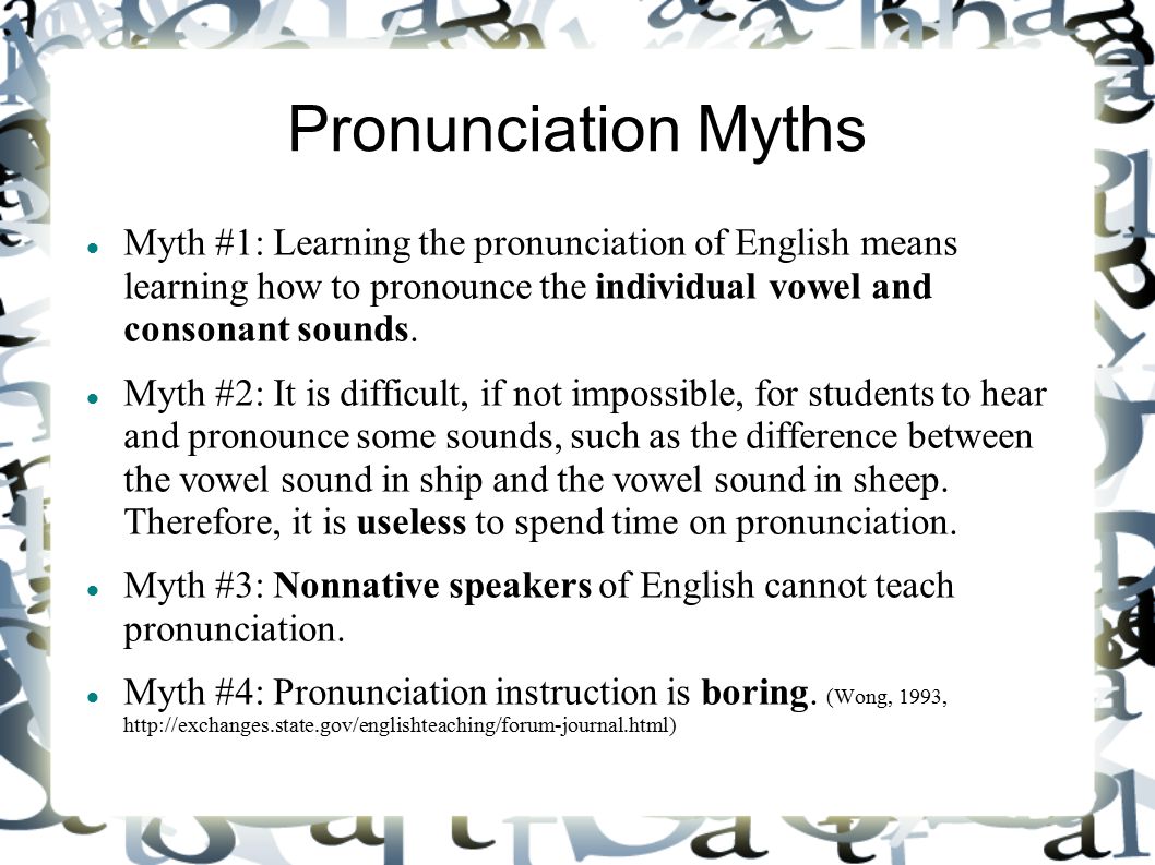 Teaching Pronunciation - ppt video online download