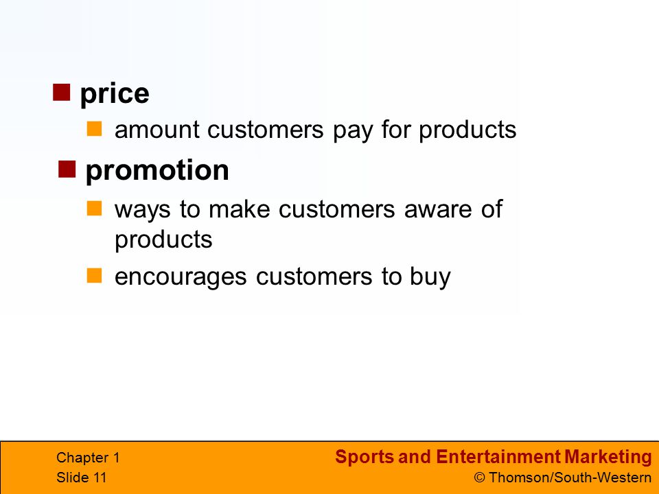price promotion amount customers pay for products
