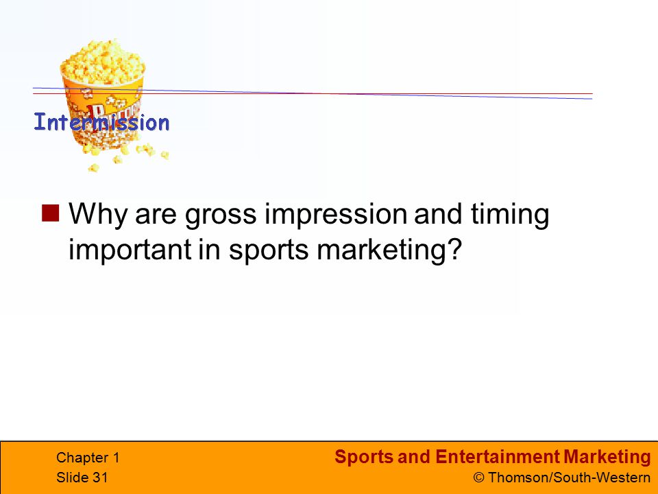 Why are gross impression and timing important in sports marketing