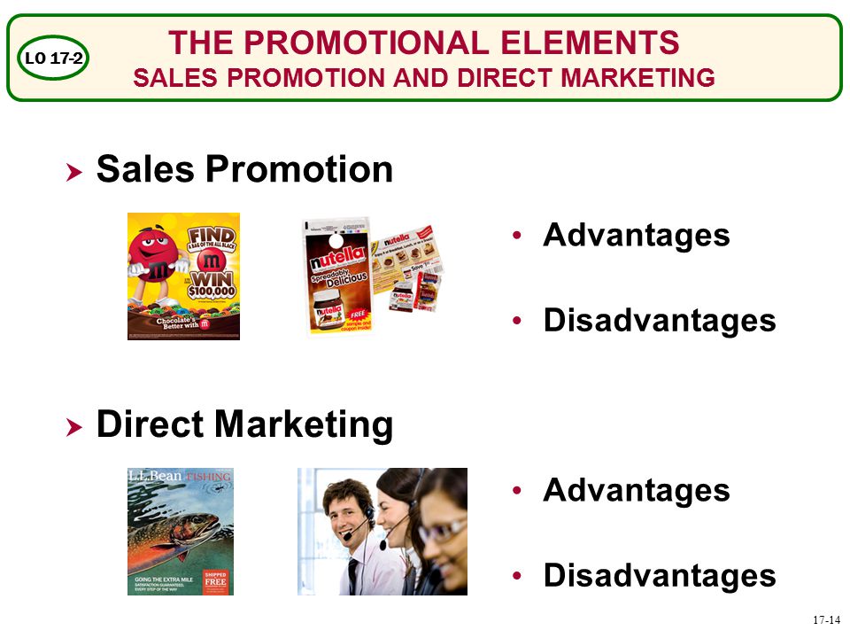 THE PROMOTIONAL ELEMENTS SALES PROMOTION AND DIRECT MARKETING
