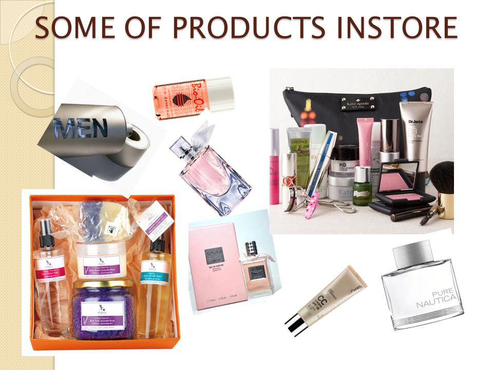 SOME OF PRODUCTS INSTORE