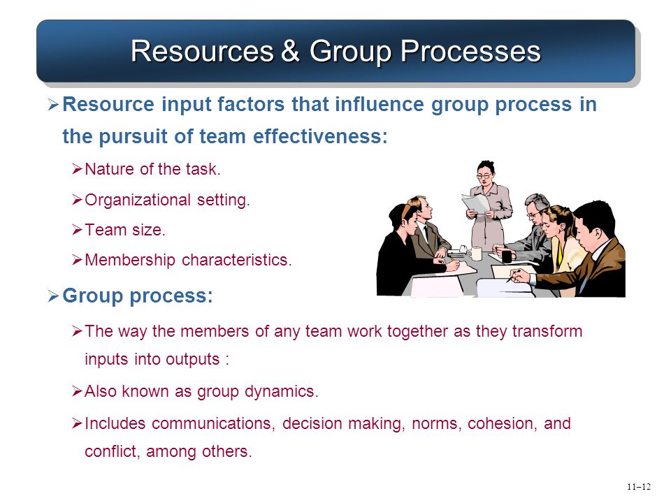 Resources & Group Processes