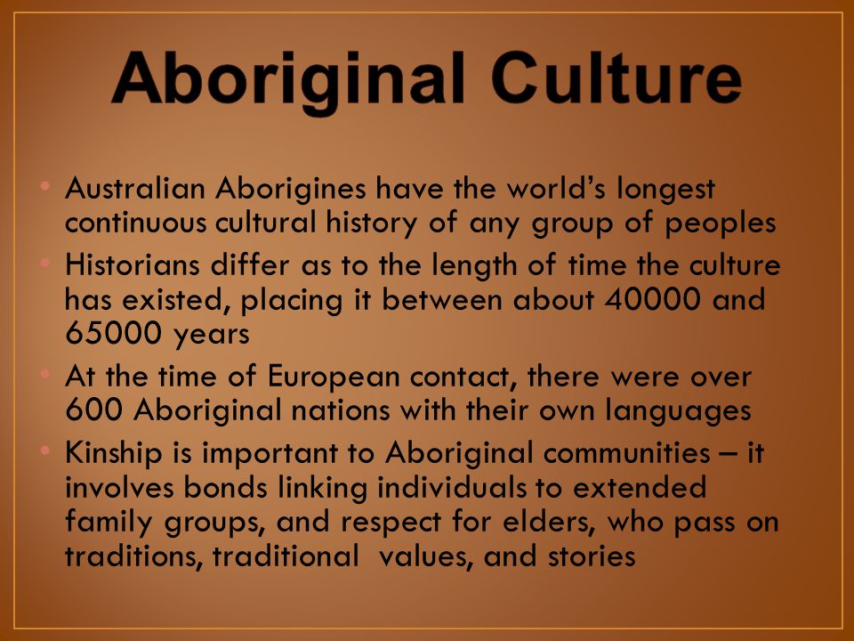 Aboriginal Culture. - ppt video online download