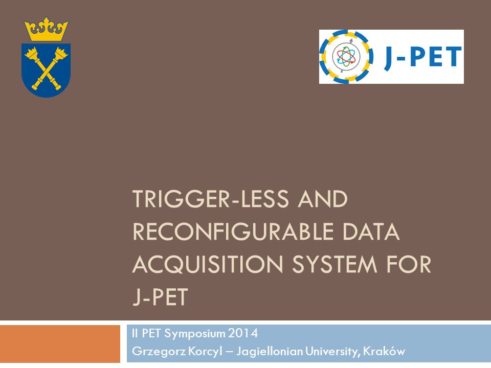 Trigger-less and reconfigurable data acquisition system for J-PET