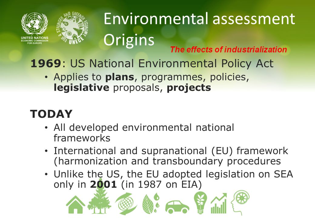 Environmental assessment Origins
