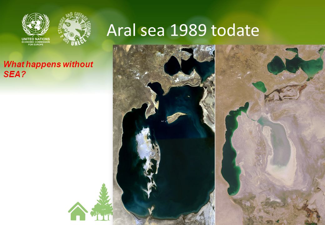 Aral sea 1989 todate What happens without SEA