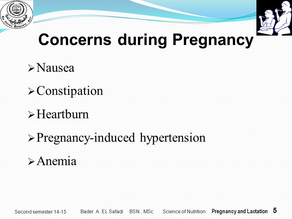 Concerns during Pregnancy