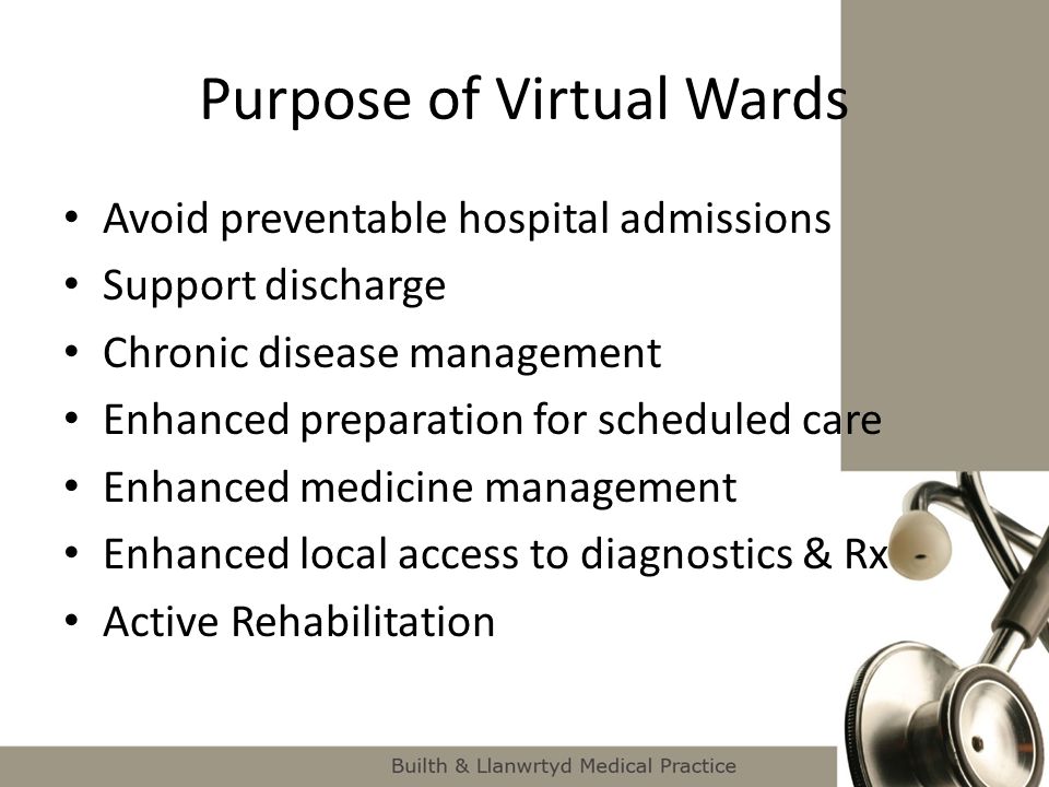 Purpose of Virtual Wards