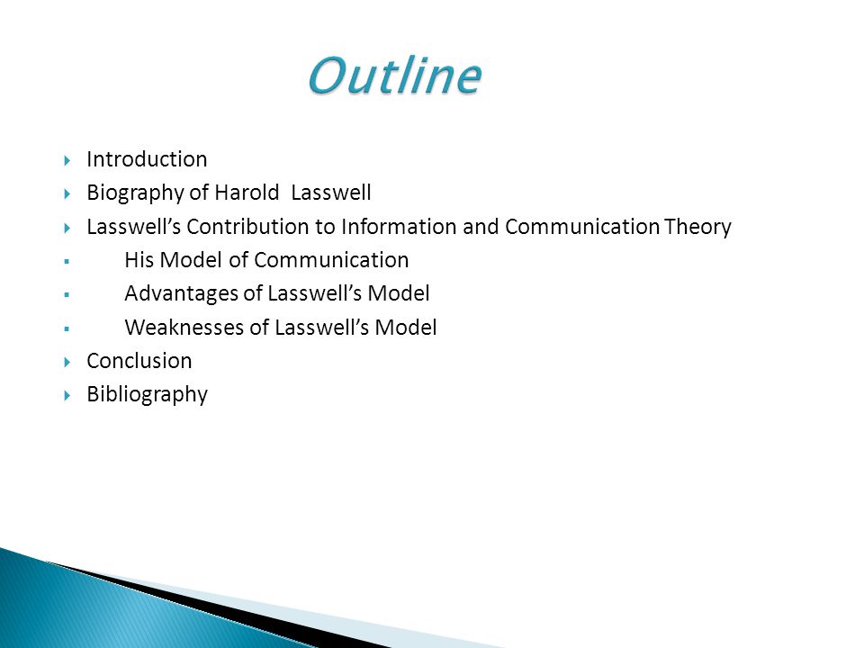 lasswell model communication