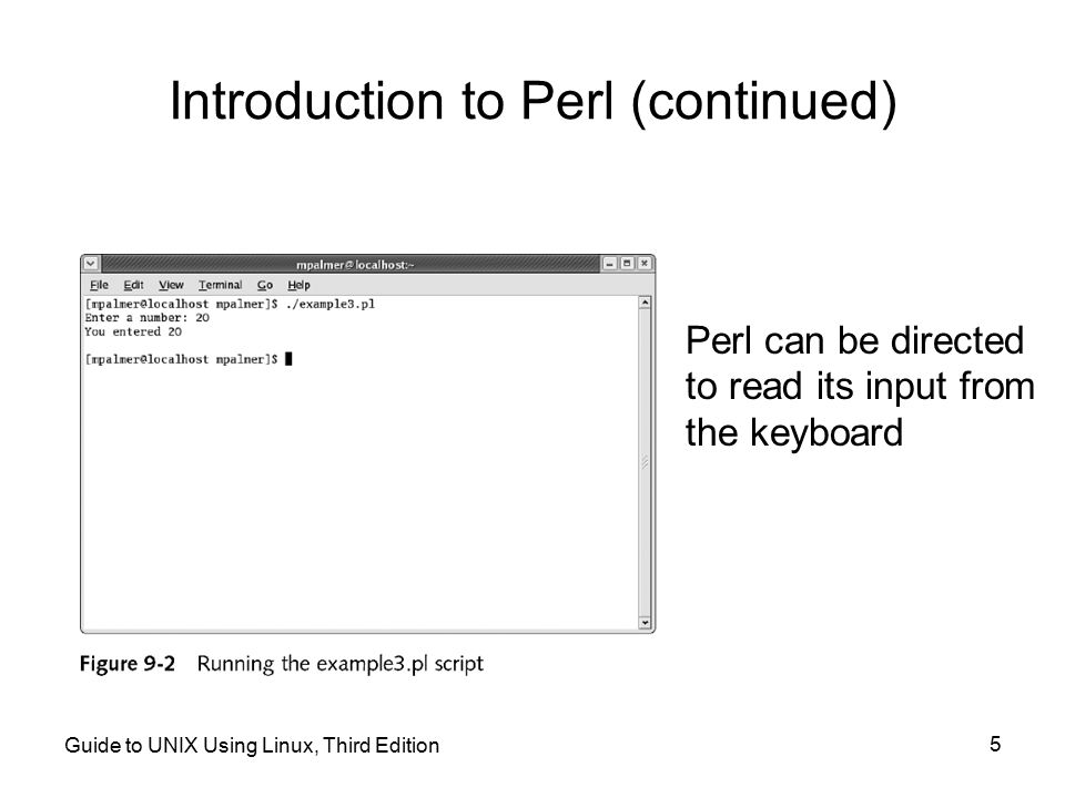 Introduction to Perl (continued)