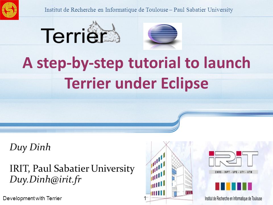 A step-by-step tutorial to launch Terrier under Eclipse