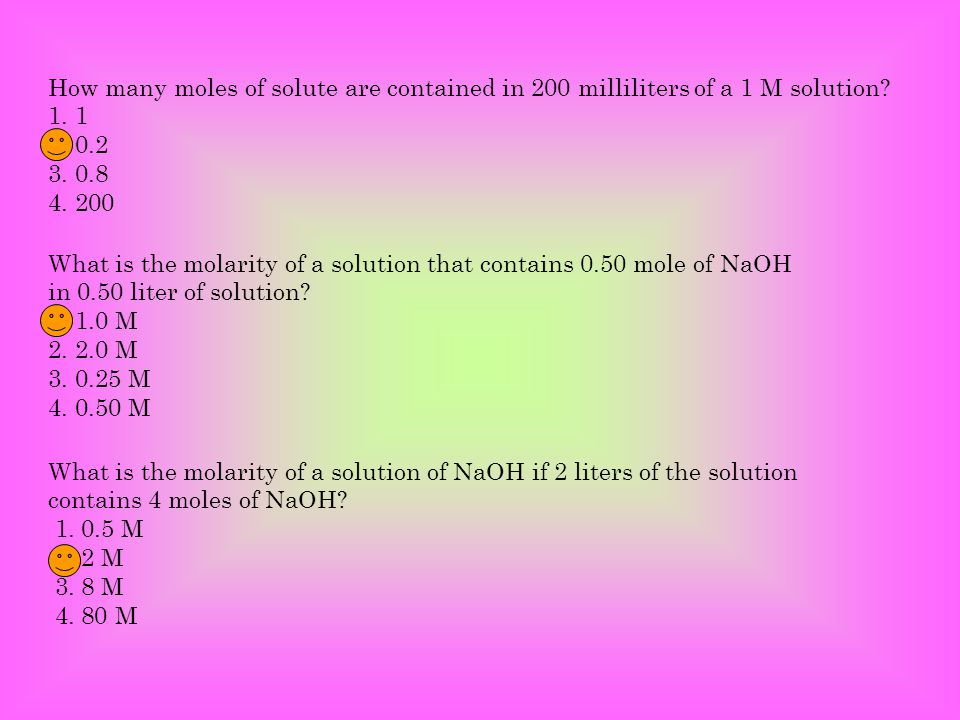 Section 2 Concentration And Molarity Ppt Download