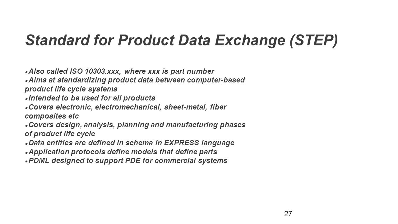 Standard for Product Data Exchange (STEP)