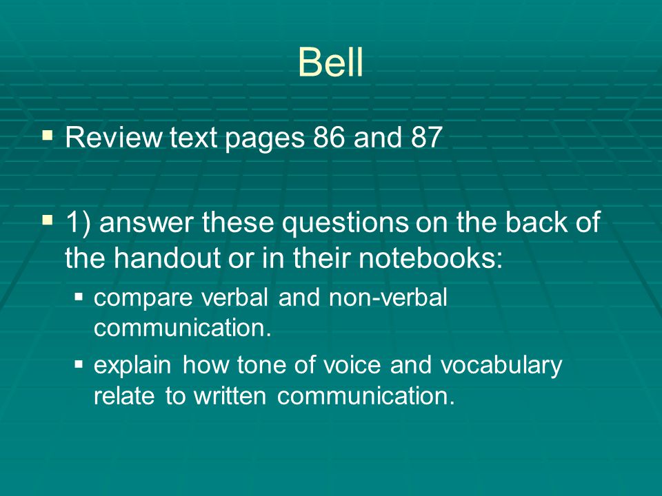 Bell Review text pages 86 and 87