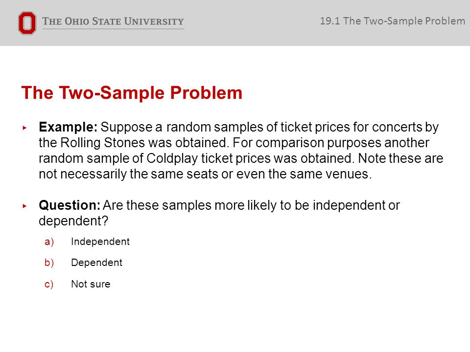The Two-Sample Problem
