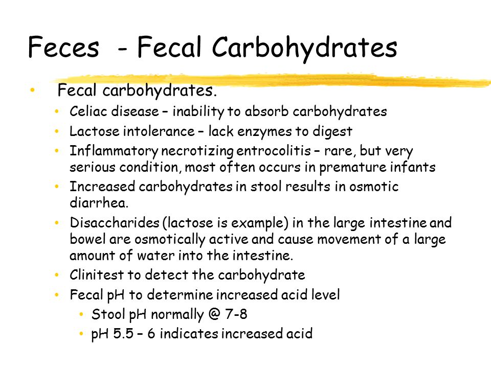 Feces - Fecal Carbohydrates