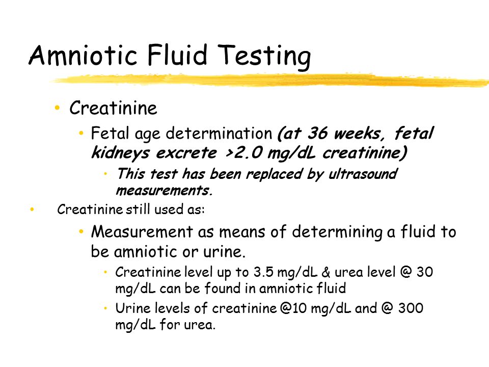 Amniotic Fluid Testing