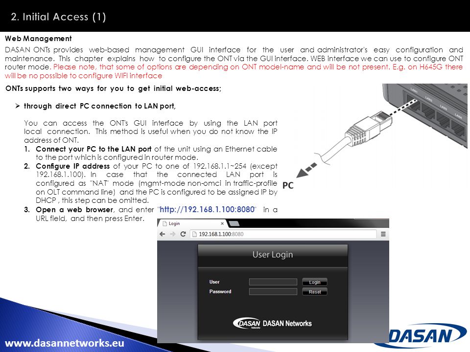 DASAN NETWORKS GPON Training - ppt video online download