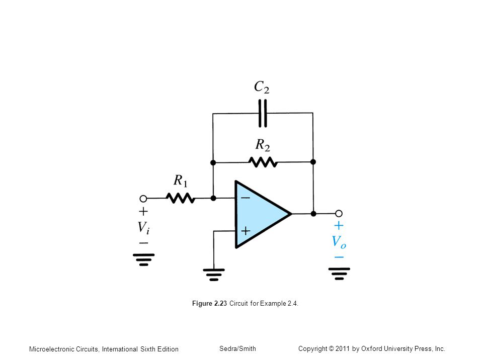 Figure 2.23 Circuit for Example 2.4.