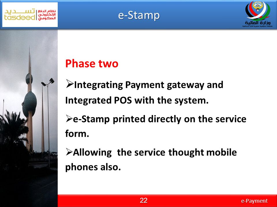 Integrating Payment gateway and Integrated POS with the system.