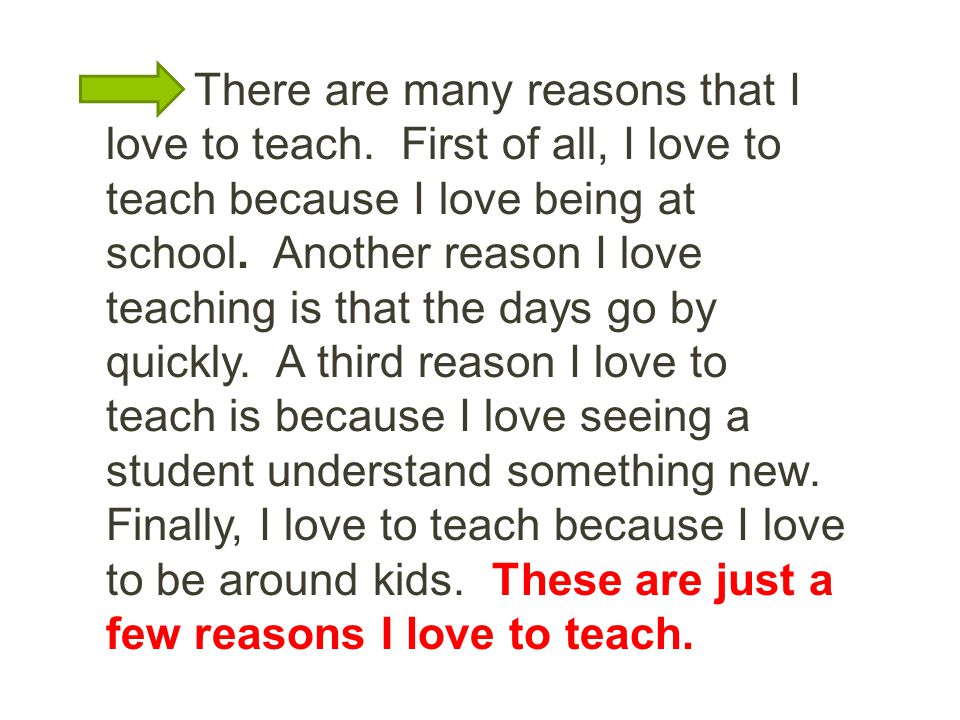 There are many reasons that I love to teach