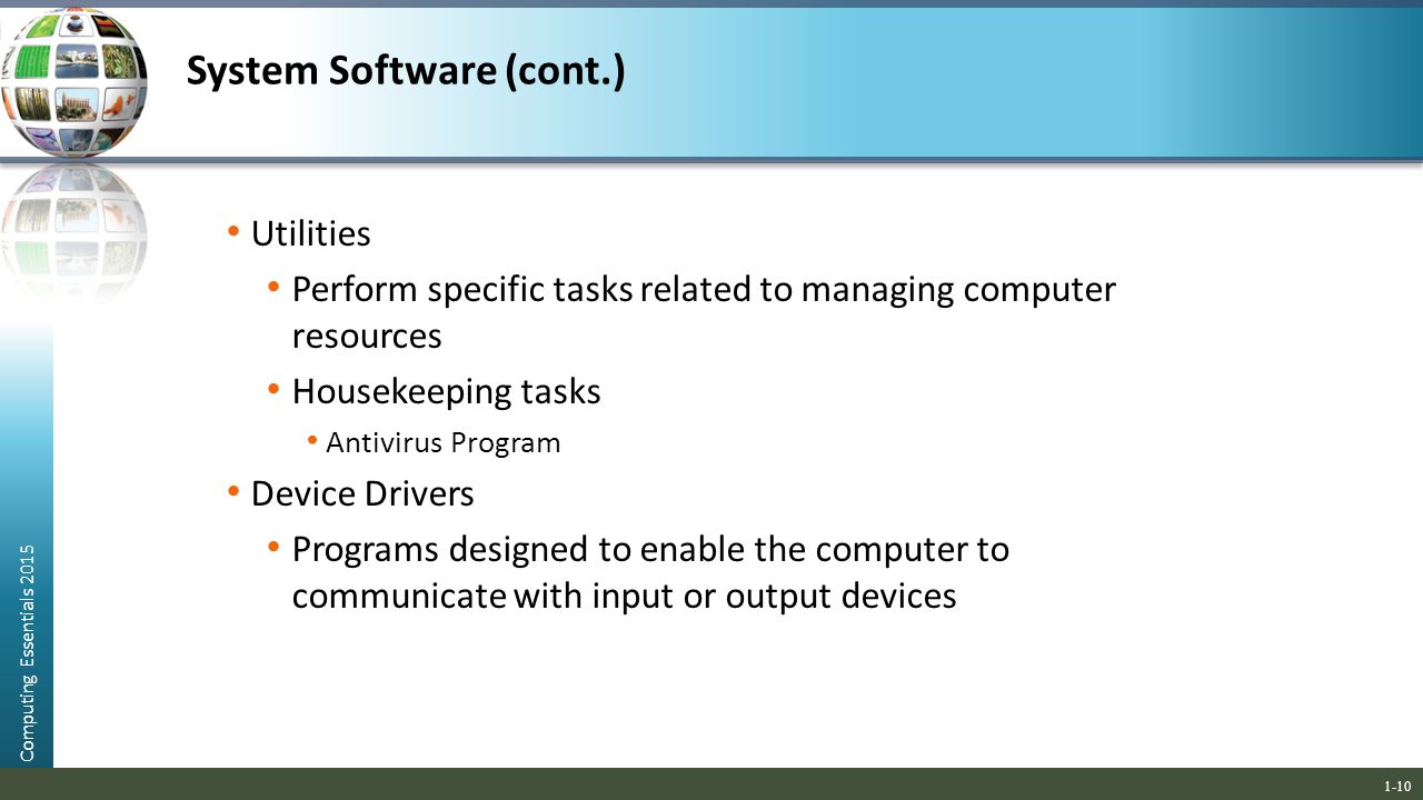 System Software (cont.)