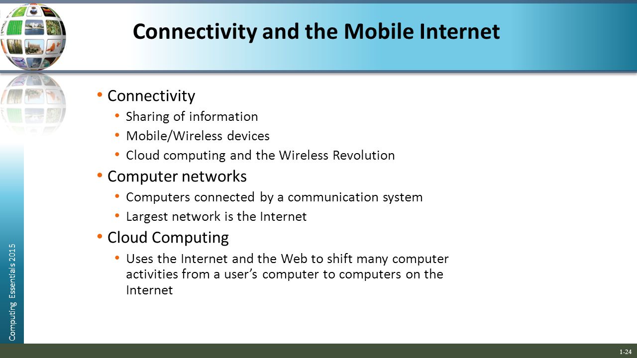 Connectivity and the Mobile Internet