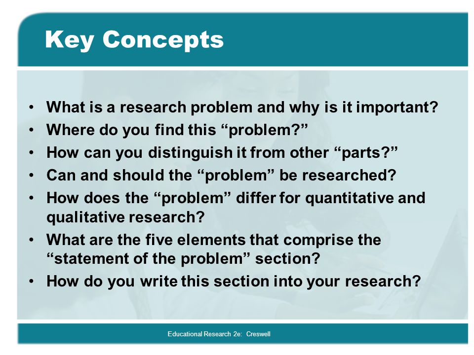 how to write the research problem