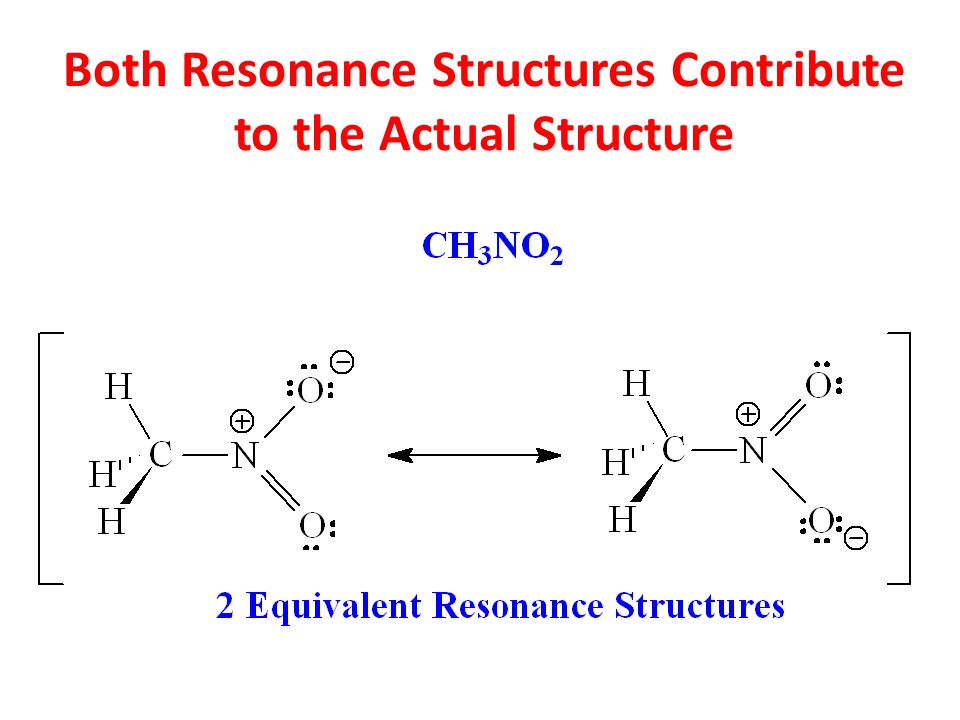 Both Resonance Structures Contribute to the Actual Structure.