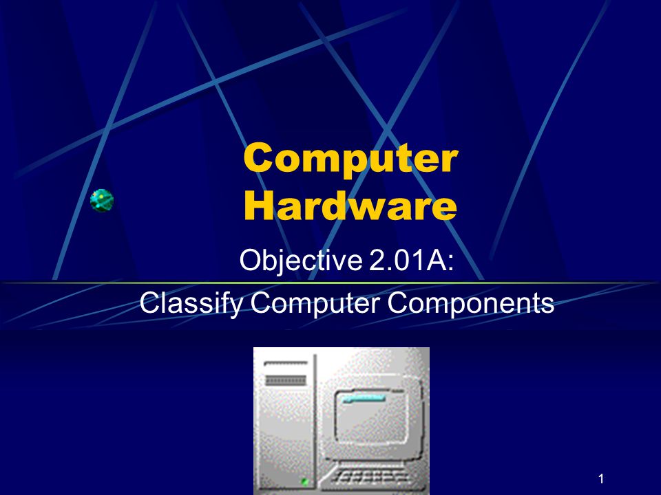 Objective 2.01A: Classify Computer Components