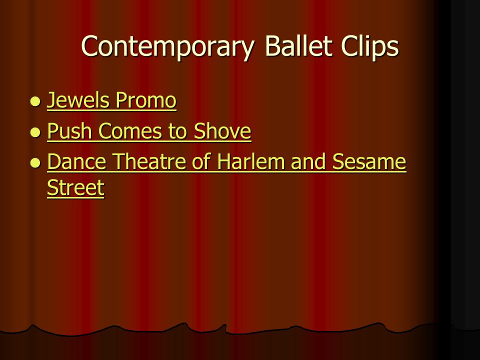 Contemporary Ballet Clips