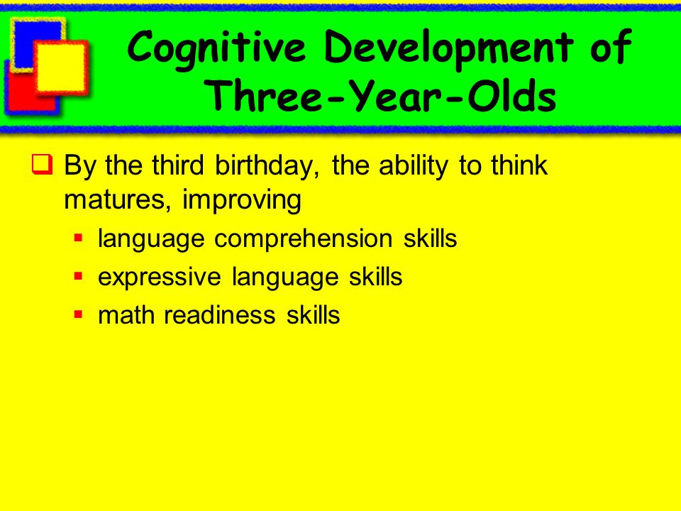 Cognitive Development of Three-Year-Olds
