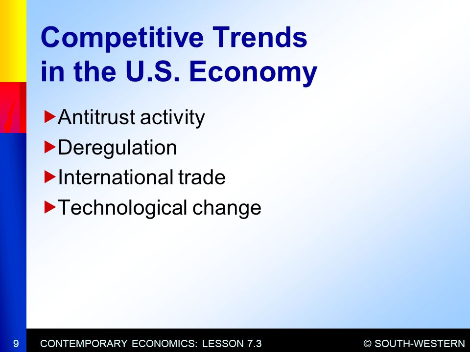 Competitive Trends in the U.S. Economy