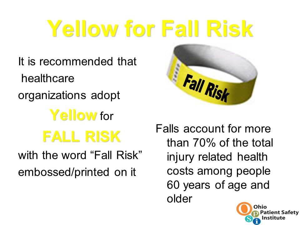 1x10 Wristband Tyvek Alert Fall Risk Adhesive Close Yellow 500/BX |  forum.iktva.sa