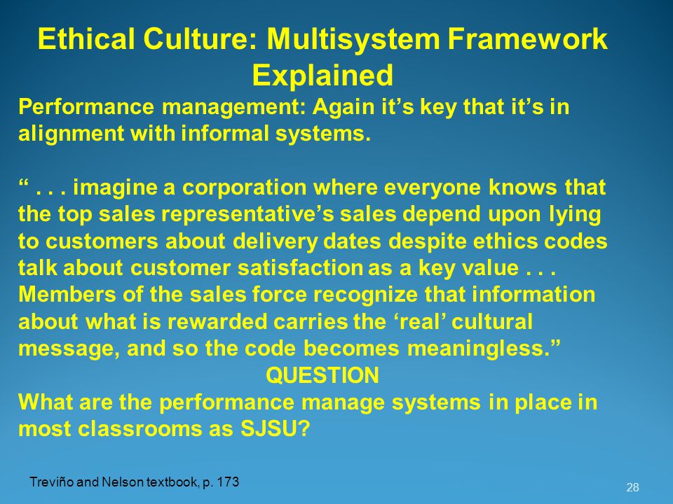 Ethical Culture: Multisystem Framework Explained