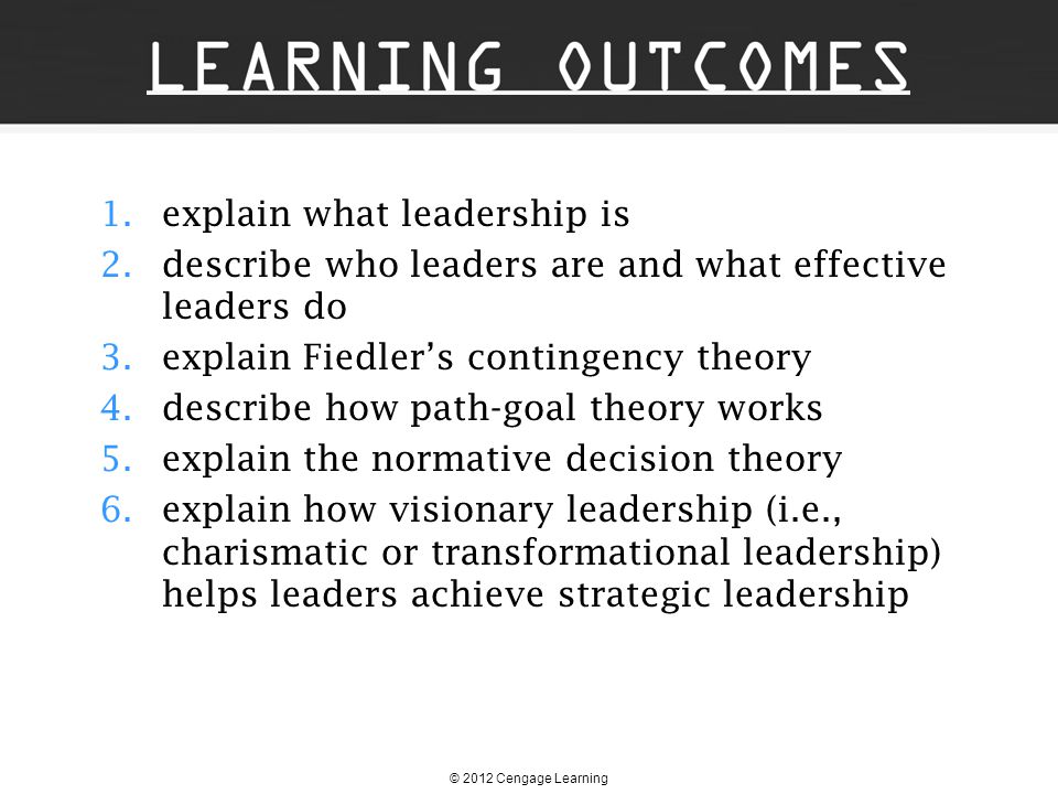 explain what leadership is